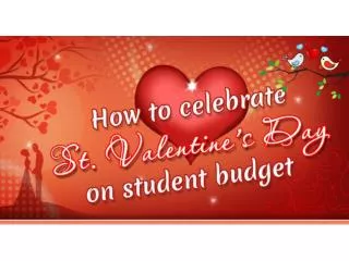 How to celebrate Valentine's day on student budget