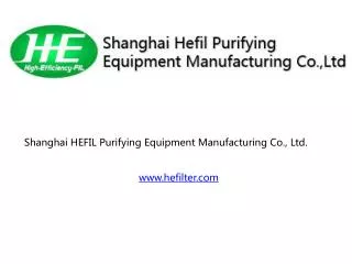 HEFILTER clean room equipment products