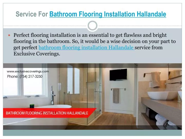 service for bathroom flooring installation hallandale