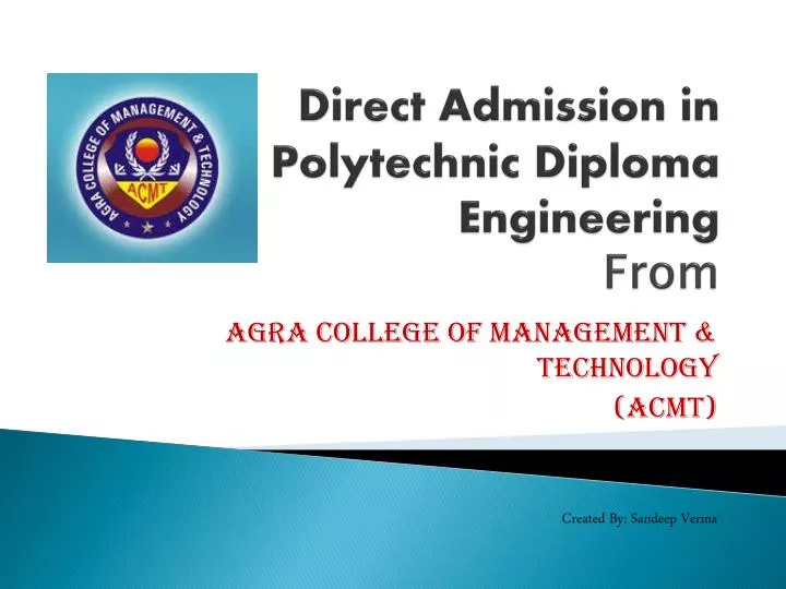 direct admission in polytechnic diploma engineering from