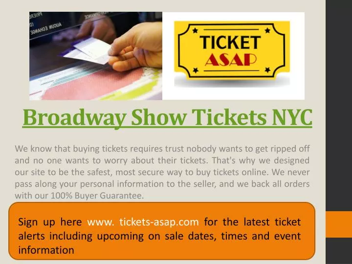 broadway show tickets nyc