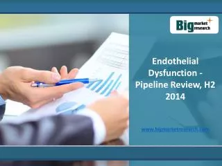 Endothelial Dysfunction Pipeline Market H2 2014