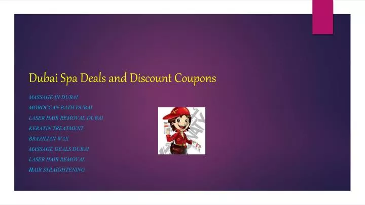 dubai spa deals and discount coupons