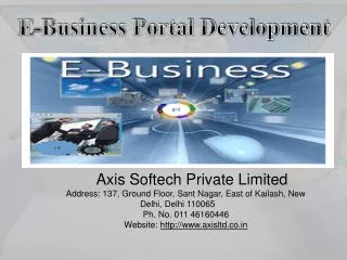 Axis-Softech-E-business-Portal-Solutions