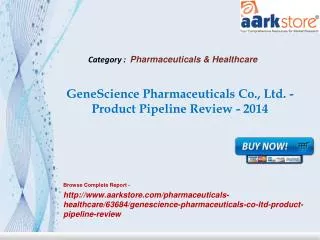 Aarkstore - GeneScience Pharmaceuticals Co., Ltd. - Product