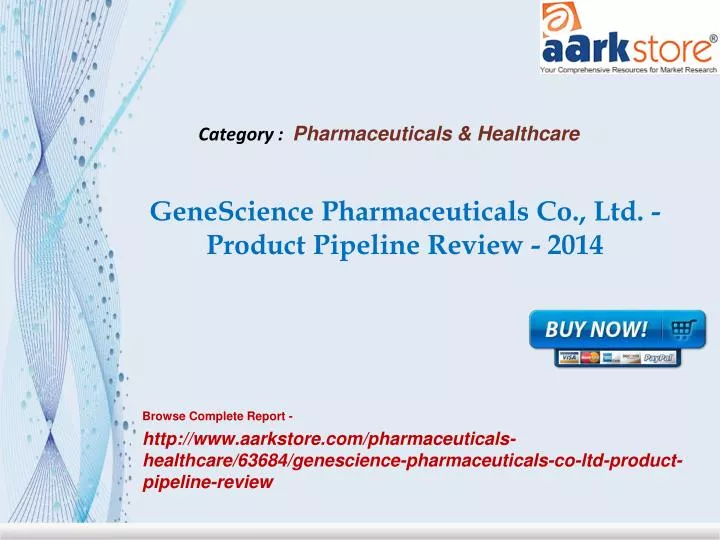 genescience pharmaceuticals co ltd product pipeline review 2014