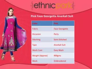 BOLLYWOOD ANARKALI SUITS
