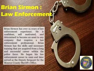 Brian Sirmon - Law Enforcement