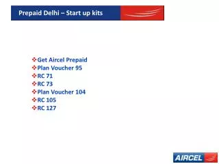 Get Perfect Startup kits for Prepaid Mobile