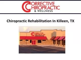 Chiropractic Killeen For Rehabilitation