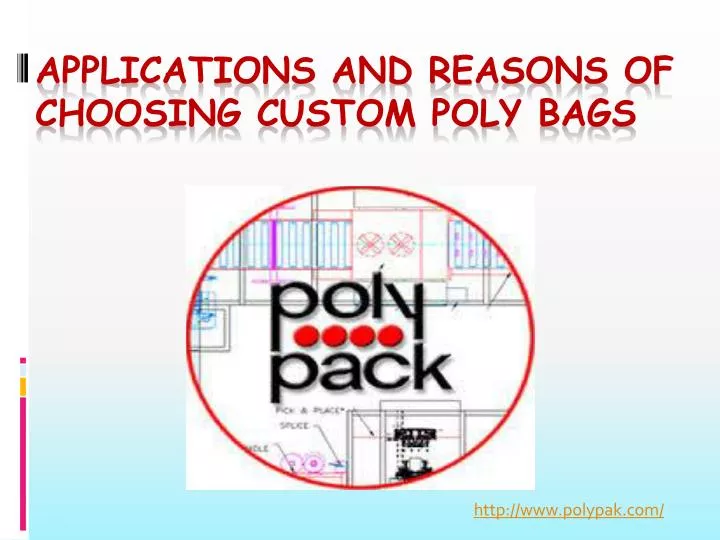 applications and reasons of choosing custom poly bags