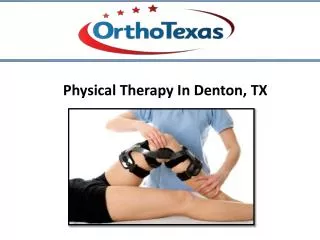 Physical Therapy at Denton, TX