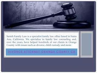 Divorce Lawyer Orange County CA