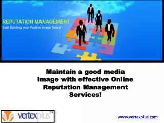 Online Reputation Management Services!