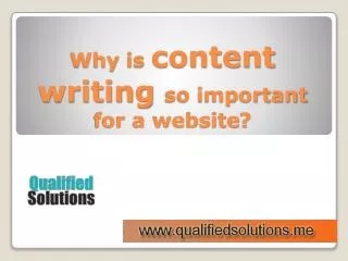 Importance of Quality Content Writing