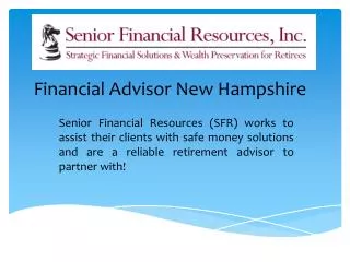 Financial Advisor New Hampshire