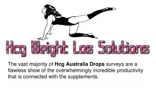 Hcg Australia Provide Good Weight Loss