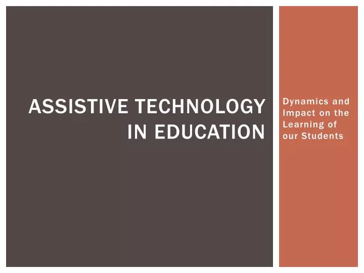 assistive technology in education