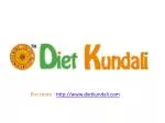 Diet Chart - slide 1