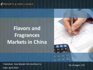 R&I: Flavors and Fragrances Markets in China