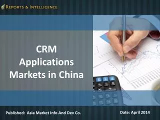 CRM Applications Markets in China