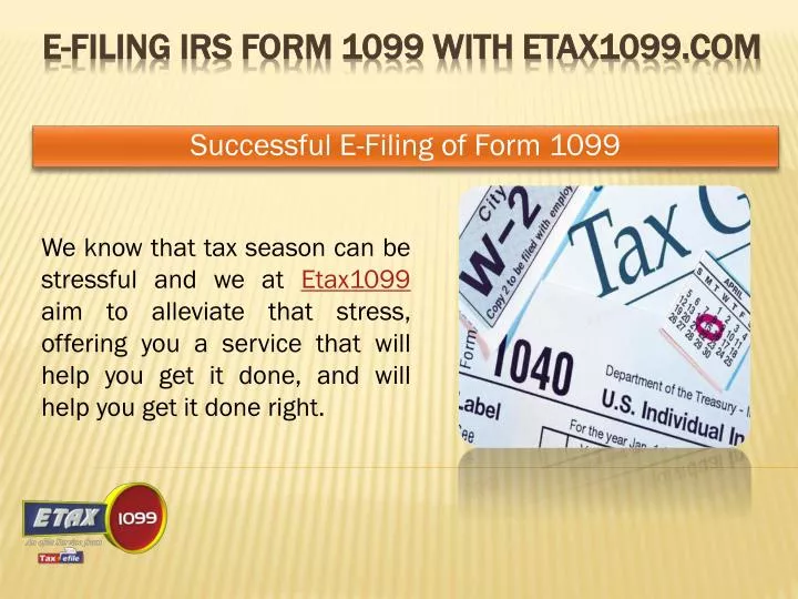 successful e filing of form 1099