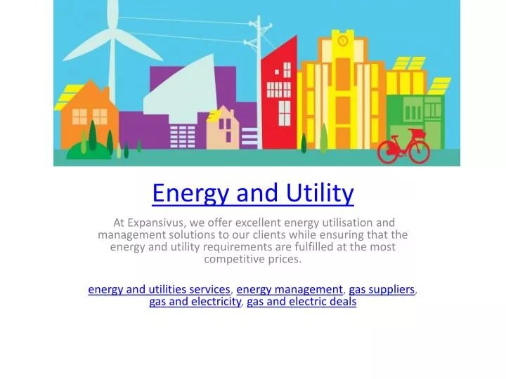 energy and utility