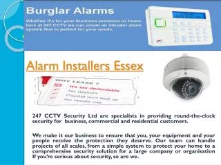 Burglar Alarms Essex