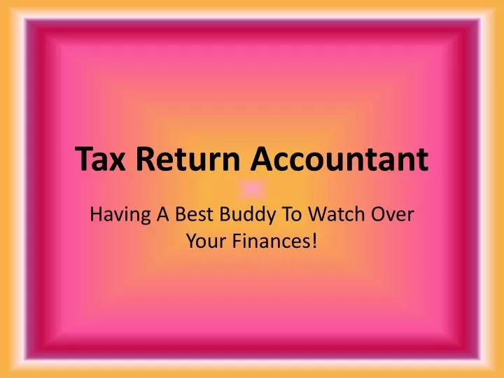 tax return accountant