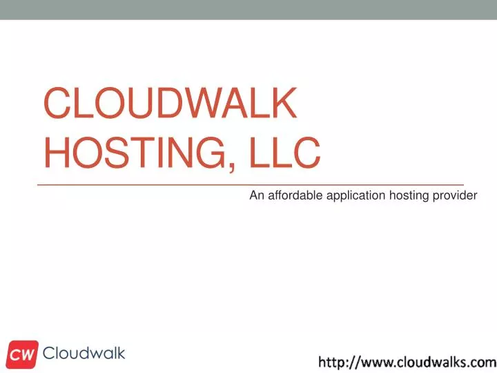 cloudwalk hosting llc