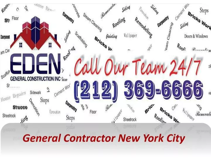 general contractor new york city