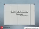 QuickBooks Enterprise Solutions - slide 1