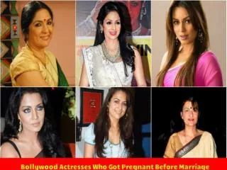 Watch Bollywood Pregnant Actresses Before Their Marriages