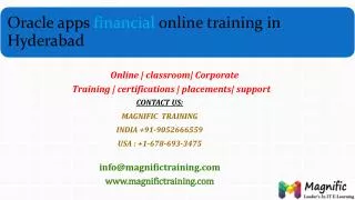 oracle apps financial online training classes