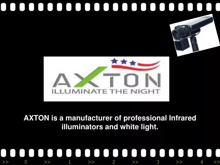 axton is a manufacturer of professional infrared illuminators and white light