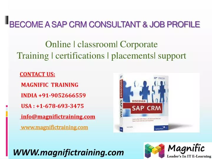 become a sap crm consultant job profile
