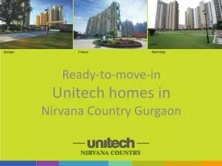 Ready To Move Flats In Gurgaon