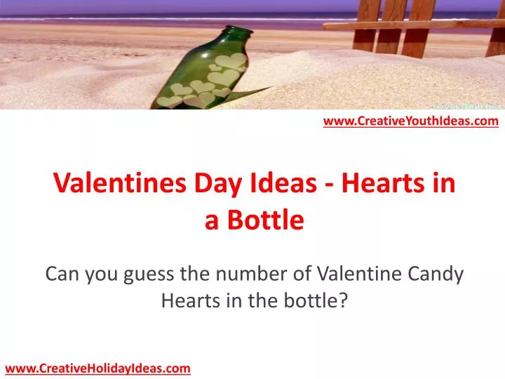 valentines day ideas hearts in a bottle