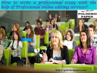 How to write a professional essay with the help of professio
