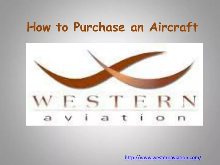 how to purchase an aircraft