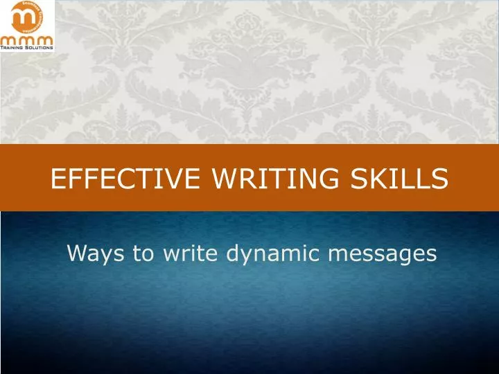 effective writing skills