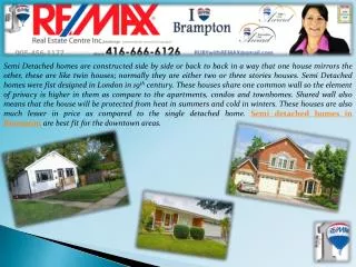 Semi Detached Homes in Brampton