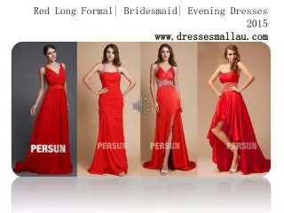 Cheap red long party dresses for women