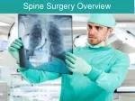 Spine Surgery - slide 1