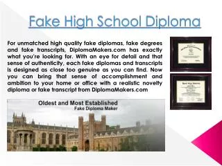 How to Make a Fake Diploma
