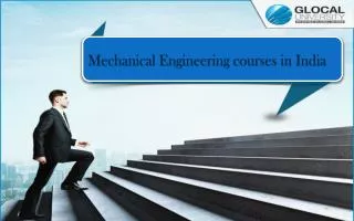 Mechanical engineering courses in India