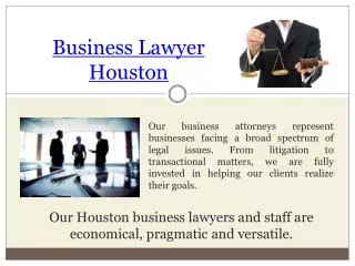 Houston Business Litigation