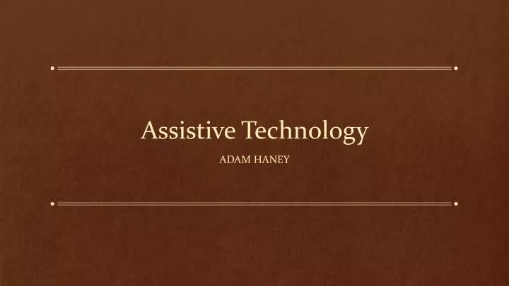 assistive technology