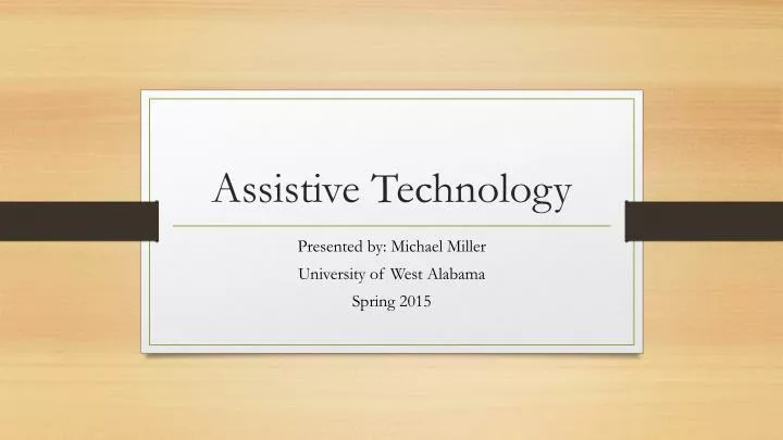 assistive technology