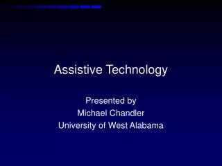 Assistive Technology Devices